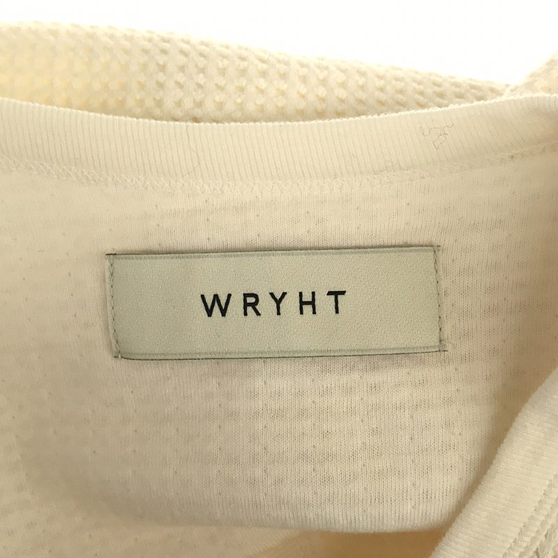 WRYHT / ライト MESH WUFFLE ASYMMETRY FRONT DRESS メッシュワッフル アシンメトリーフロント ドレス ワンピース