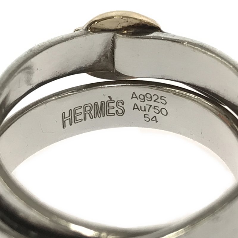 HERMES / エルメス ドゥブルトゥール シルバーリング