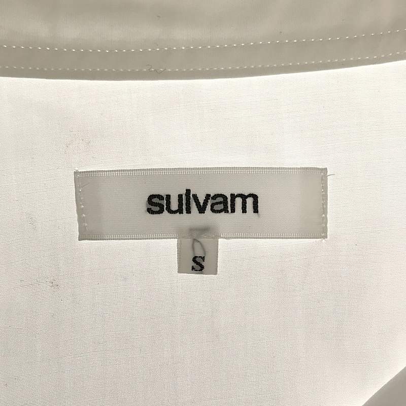 sulvam / サルバム WOMENS SHORT SLASH SHIRT ショート スラッシュシャツ