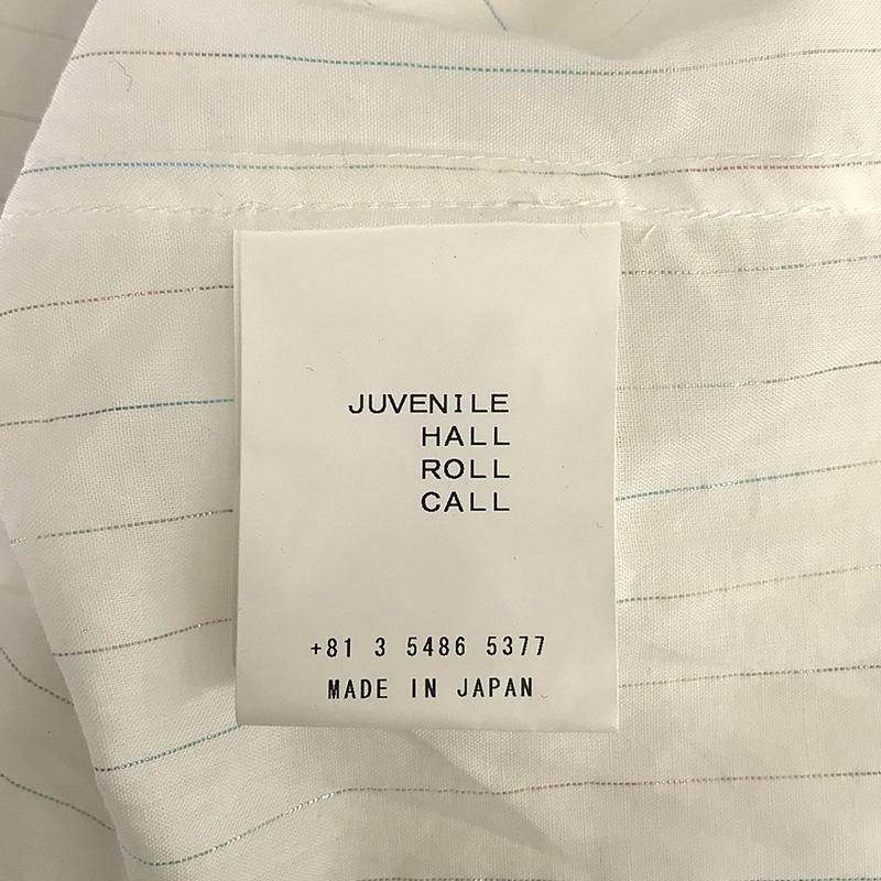 JUVENILE HALL ROLLCALL / ジュベナイルホールロールコール EXPANSION RS TUNIC ストライプ オーバーサイズ ロングシャツ