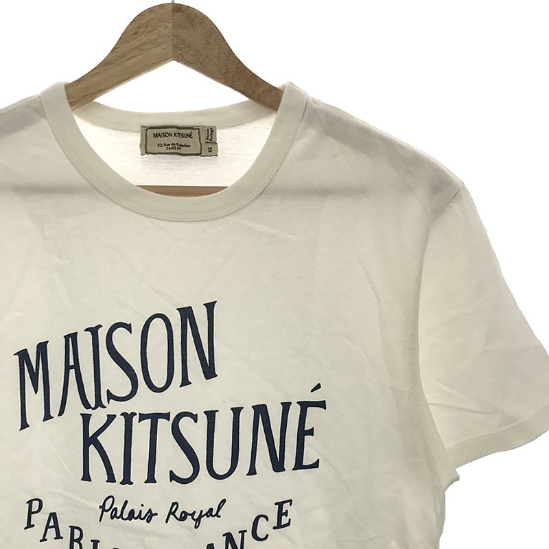 MAISON KITSUNE / メゾンキツネ ロゴ クルーネックカットソー Tシャツ