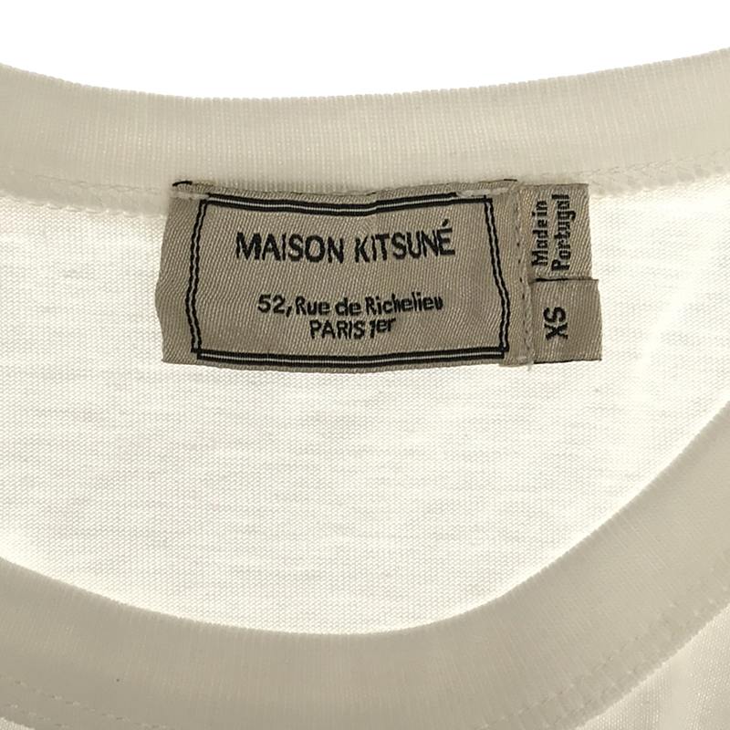 MAISON KITSUNE / メゾンキツネ ロゴ クルーネックカットソー Tシャツ