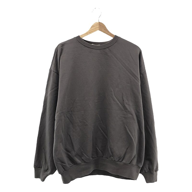 ELASTIC HIGH GAUGE SWEAT P/O / クルーネック オーバースウェット