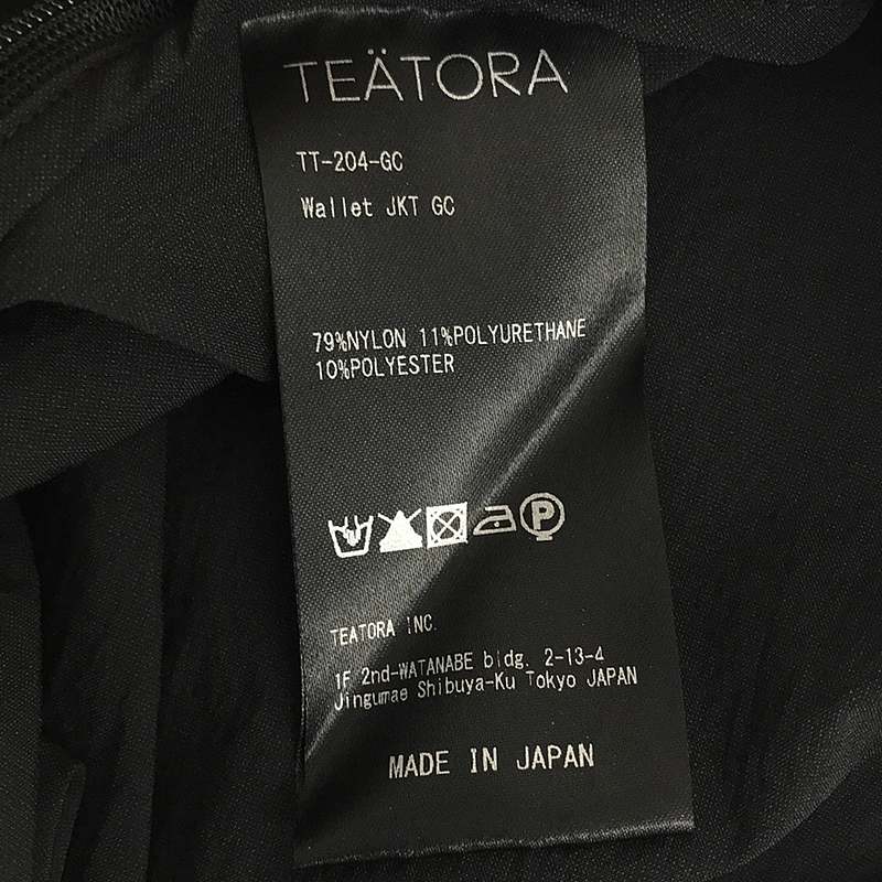 TEATORA / テアトラ WALLET JKT GHOST CODE  / ウォレット ジャケット