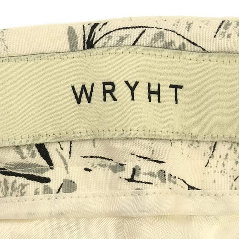 WRYHT / ライト STRINGS WAIST TROUSER プリント ドローストリング テーパードパンツ