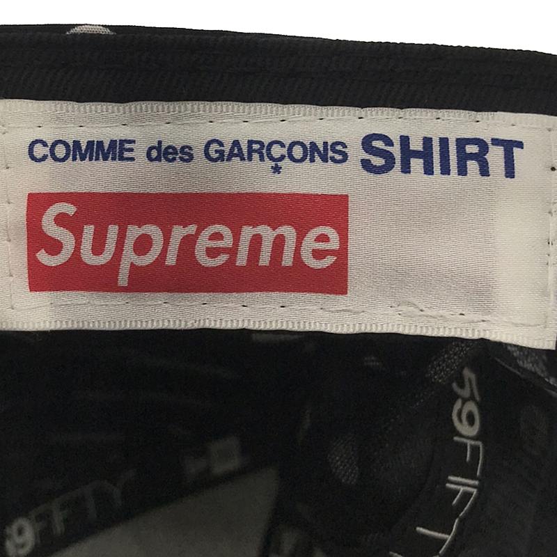 COMME des GARCONS SHIRT / コムデギャルソンシャツ × Supreme / シュプリーム × NEW ERA  / ニューエラ BOX LOGO CAP / ボックスロゴ キャップ  帽子