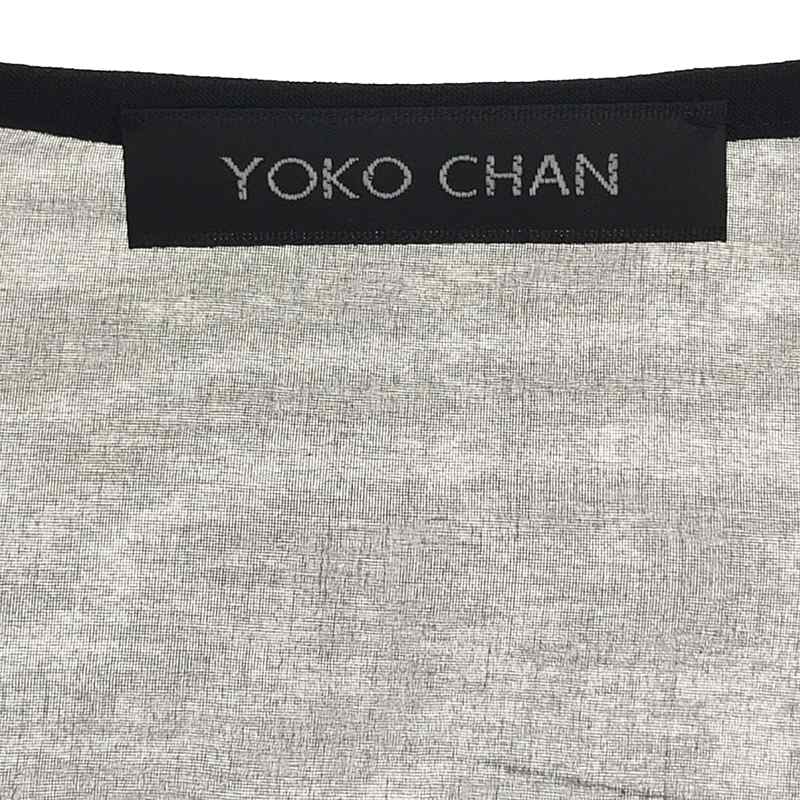 YOKO CHAN / ヨーコチャン バックV オーガンジードレス ワンピース