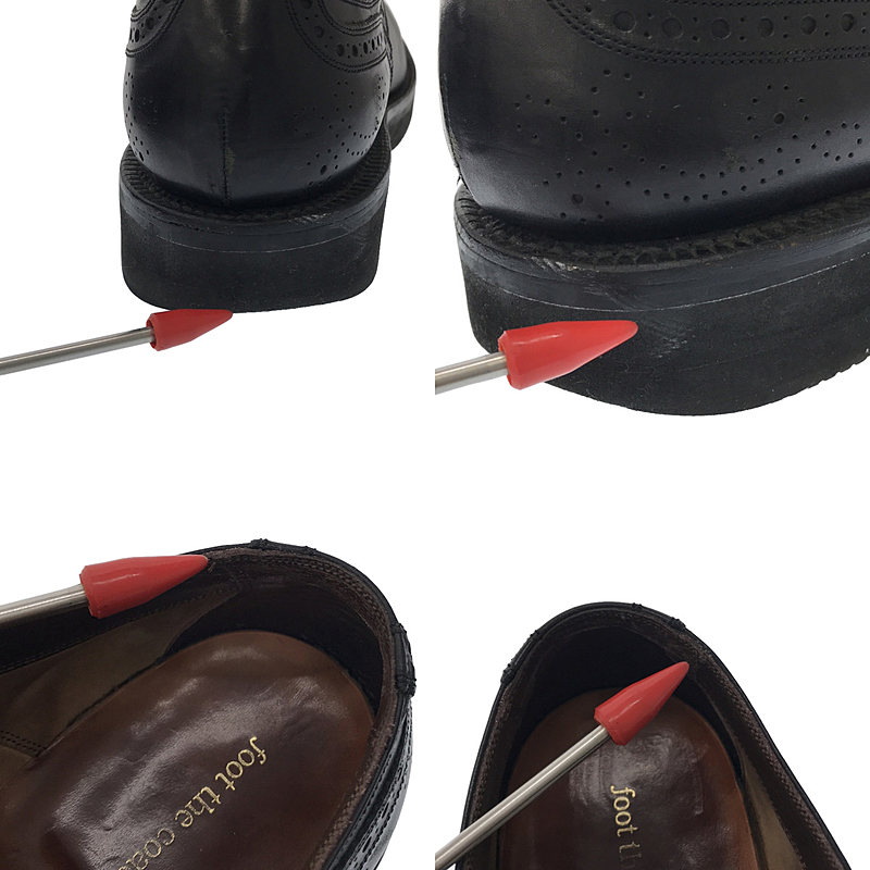 foot the coacher / フットザコーチャー MENDELL ストレートチップ メダリオン レザーシューズ