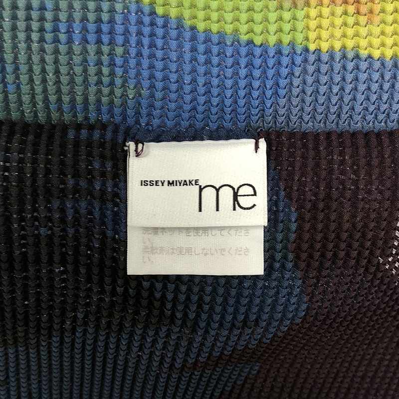 me ISSEY MIYAKE / ミーイッセイミヤケ Design Print Pleated Cut and Sewn トップス