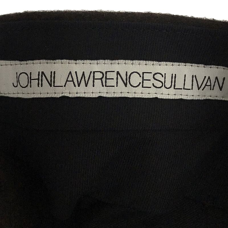 JOHN LAWRENCE SULLIVAN / ジョンローレンスサリバン WOOL FLANNEL STRAIGHT TROUSERS ウールフランネル ストレート トラウザー