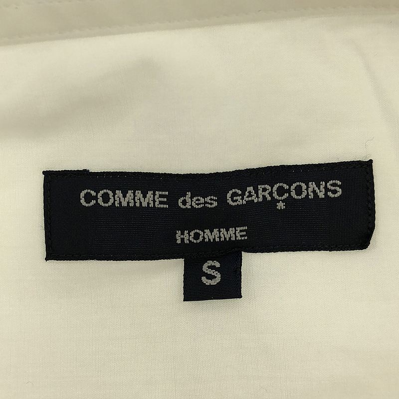 COMME des GARCONS HOMME / コムデギャルソンオム コットンブロード ロゴプリント スタンダードシャツ