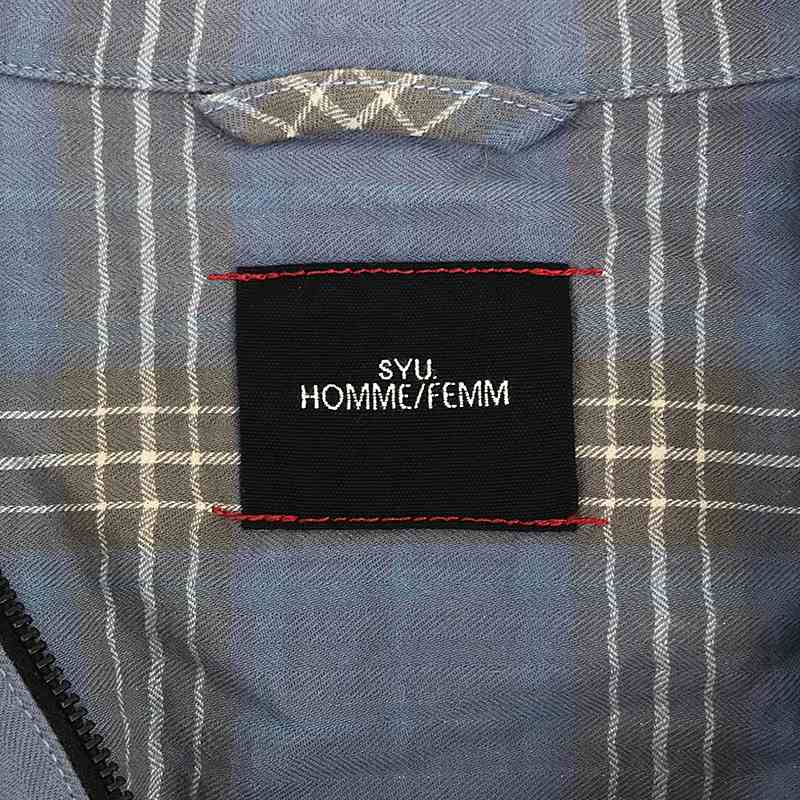 SYU.HOMME/FEMM / シュウオムフェム ハイネックジップシャツ