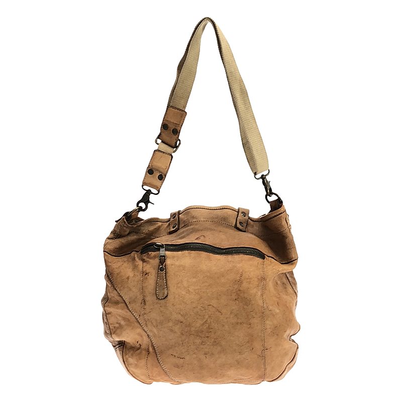 GIORGIO BRATO / ジョルジオブラット ビンテージ加工 レザー 2way ショルダーバッグ