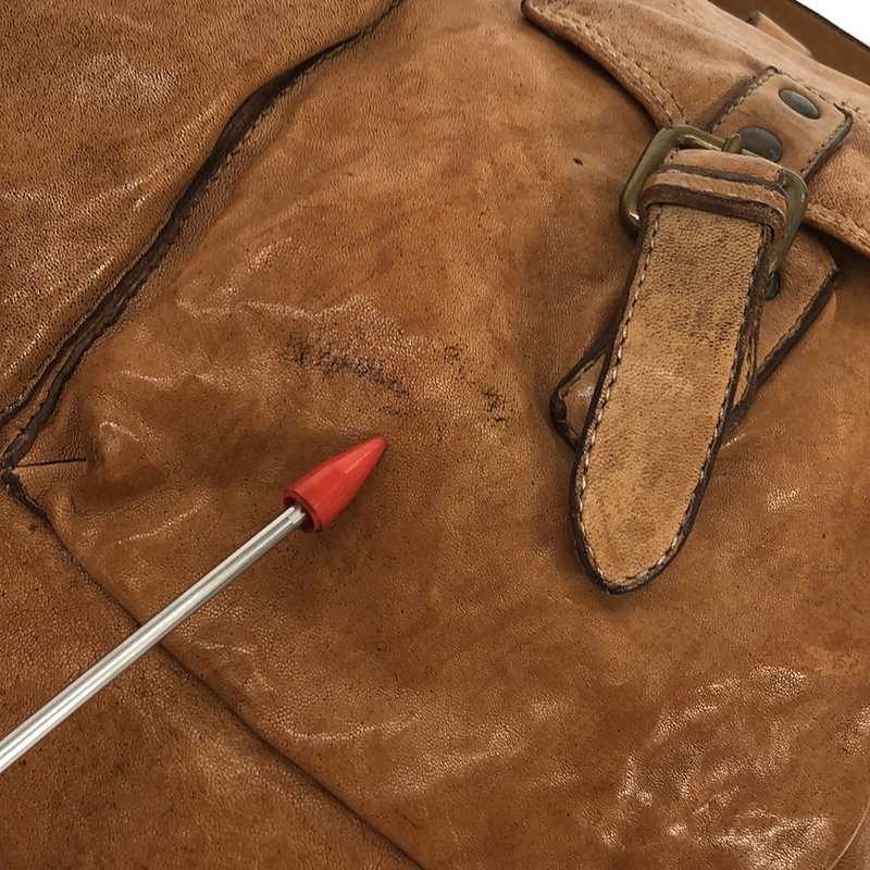 GIORGIO BRATO / ジョルジオブラット ビンテージ加工 レザー 2way ショルダーバッグ