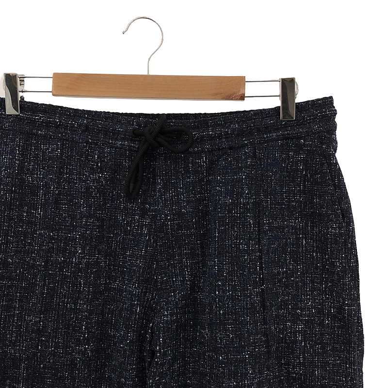 EMPORIO ARMANI / エンポリオアルマーニ センタープレス ドローストリング イージーパンツ