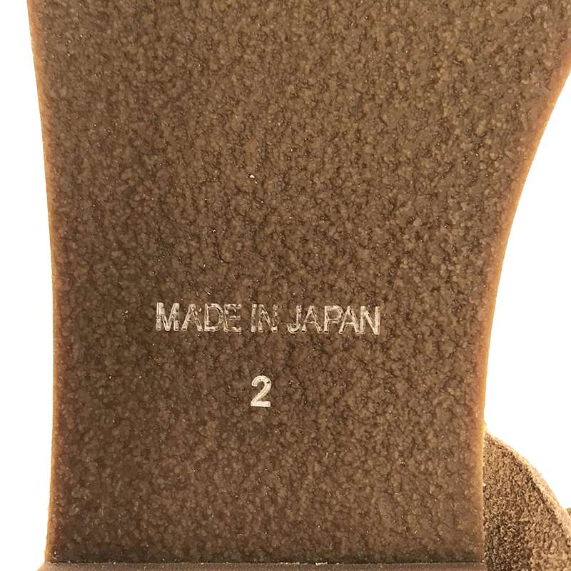 NOWOS / ノーウォス ステッチ フラットサンダル