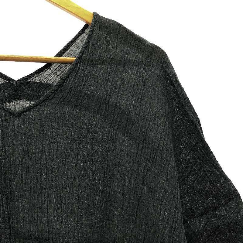 evam eva / エヴァムエヴァ リネン ワッシャー ブラウス