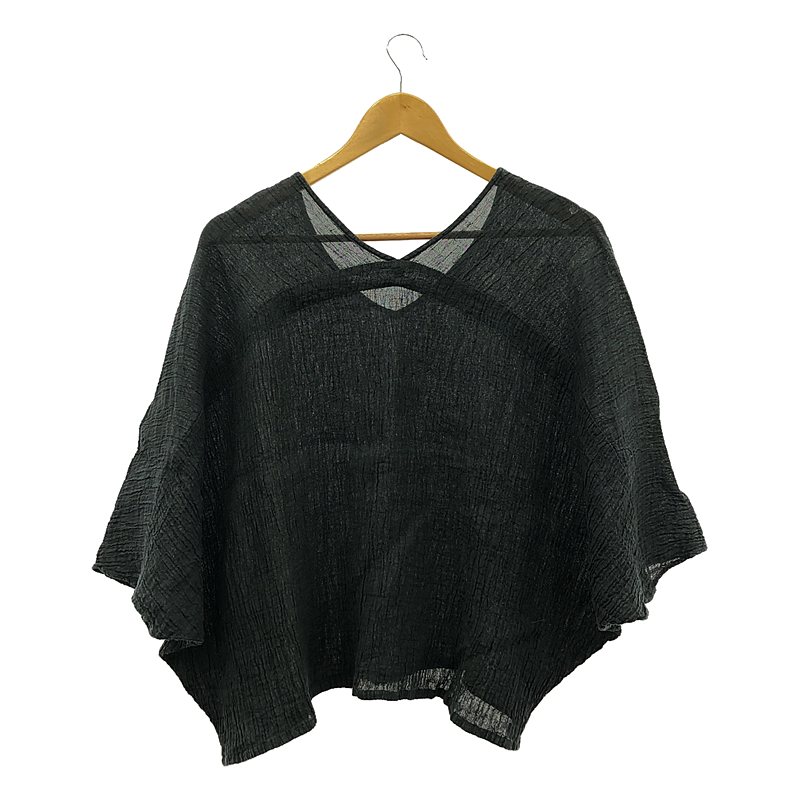 evam eva / エヴァムエヴァ リネン ワッシャー ブラウス