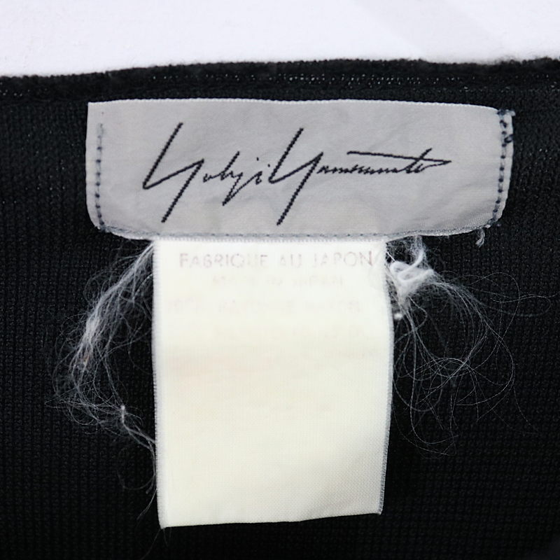 YOHJI YAMAMOTO / ヨウジヤマモト バイカラー半袖ニット