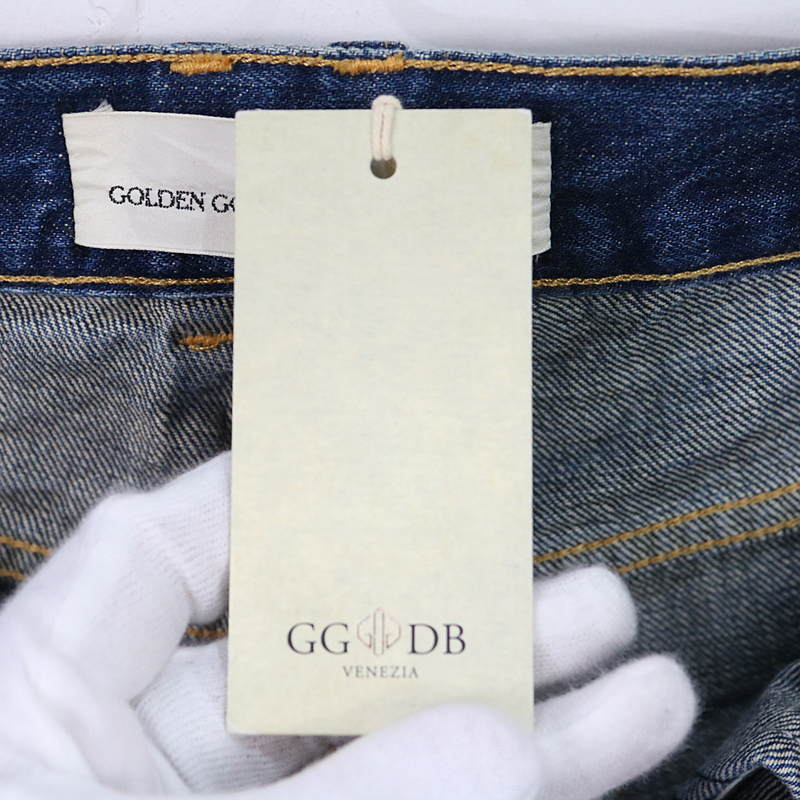 GOLDEN GOOSE / ゴールデングース ダメージリペア加工デニムパンツ