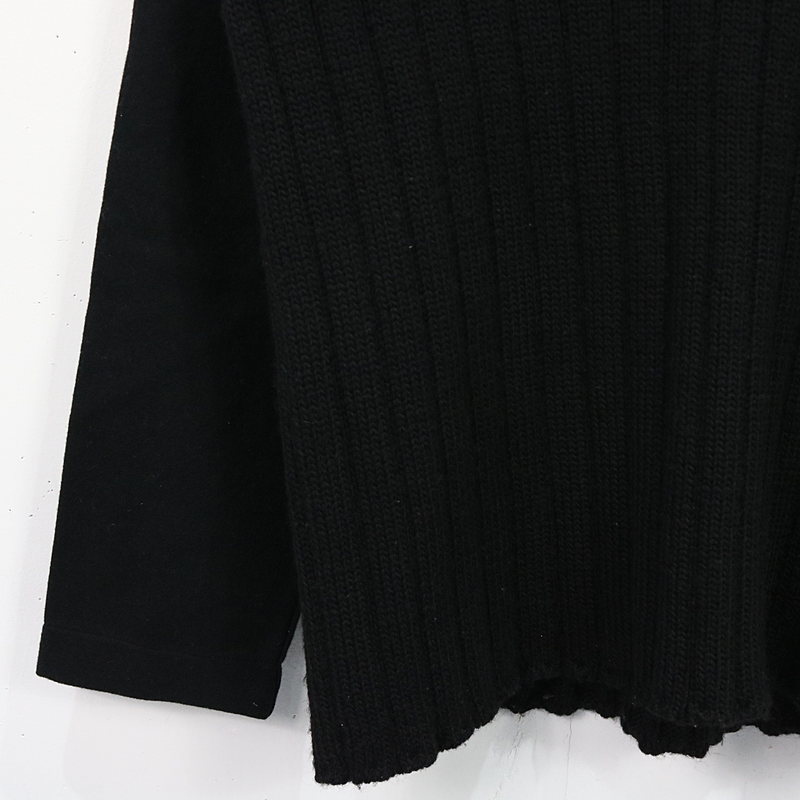 JUNYA WATANABE / ジュンヤワタナベ 袖切替Vネックニットセーター