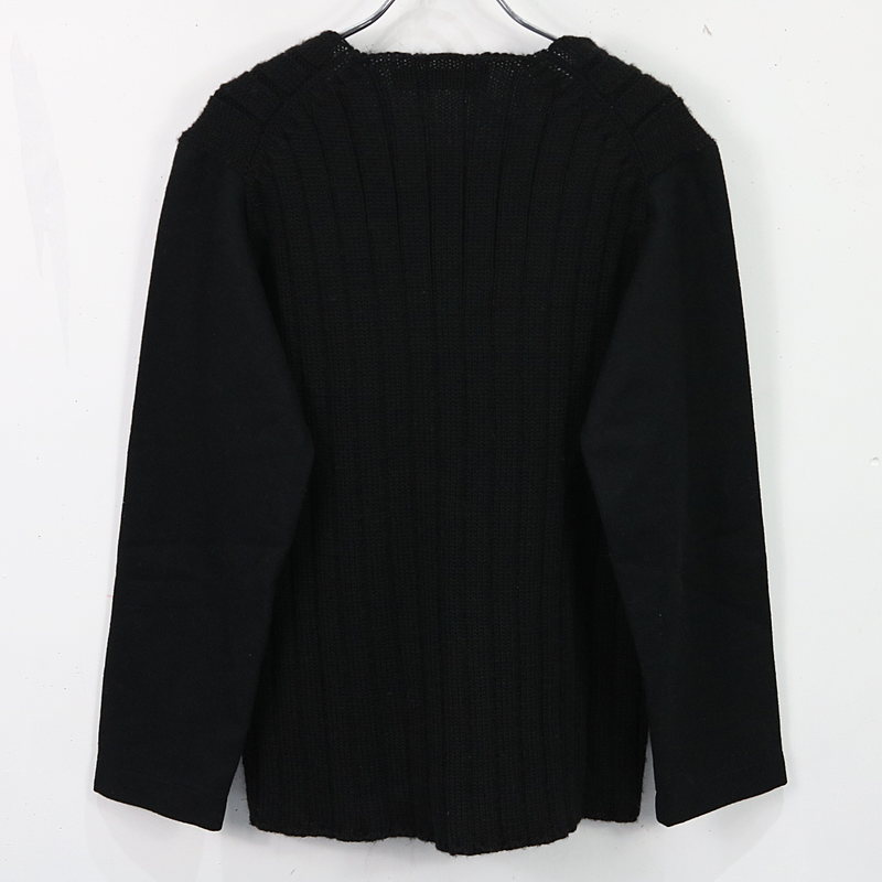 JUNYA WATANABE / ジュンヤワタナベ 袖切替Vネックニットセーター