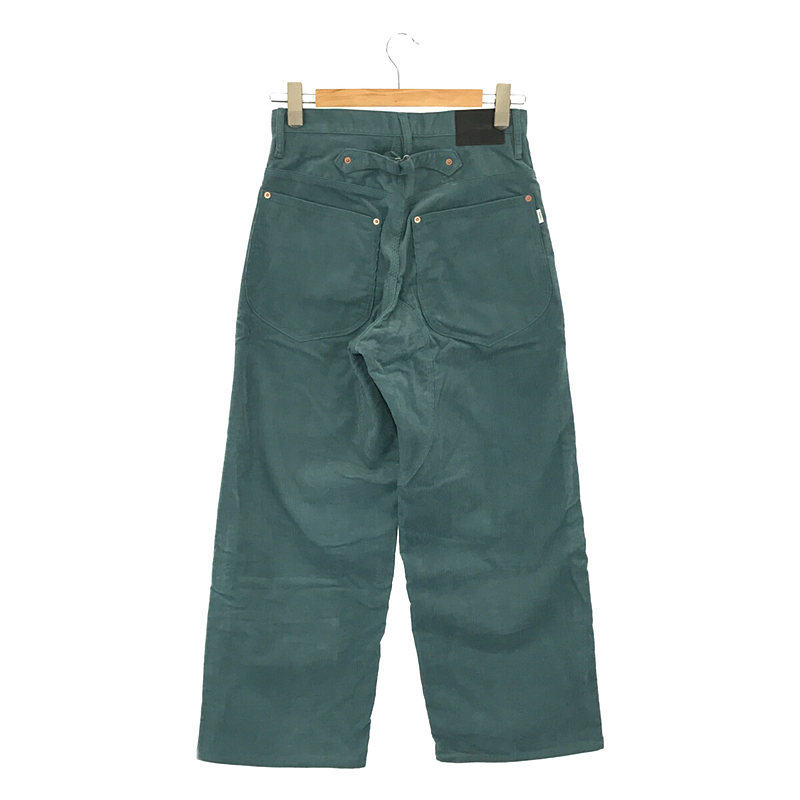 SUGARHILL 21AW CORDUROY DOUBLE KNEE ブルー-