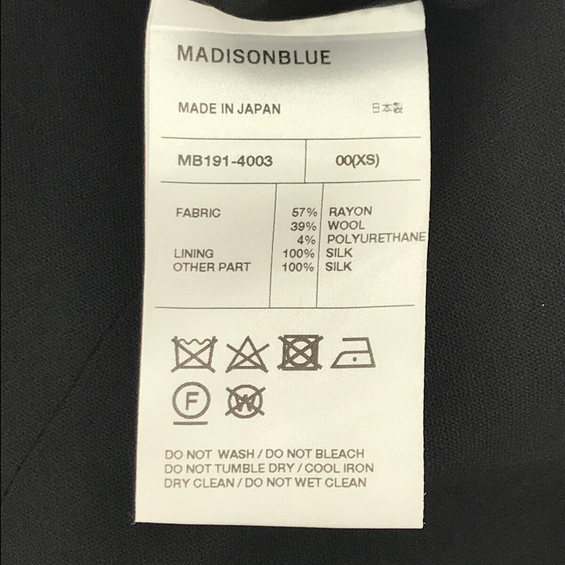 MADISON BLUE / マディソンブルー HARF SLEEVE ALL IN ONE シルクカラー ロング ドレス ワンピース