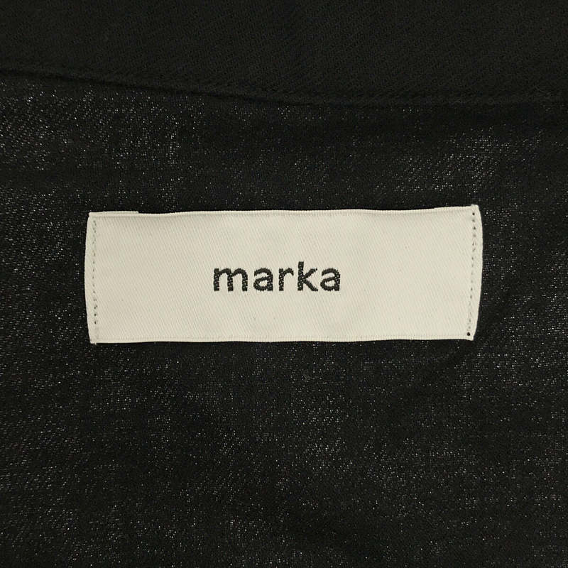 marka / マーカ UTILITY SHIRT PULL OVER - COTTON/WOOL VIELLA ユーティリティシャツ