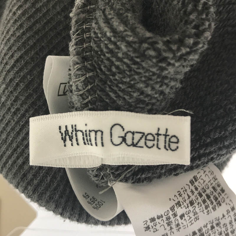 Whim Gazette / ウィムガゼット ヴィンテージ加工 プルオーバー ロゴパーカー