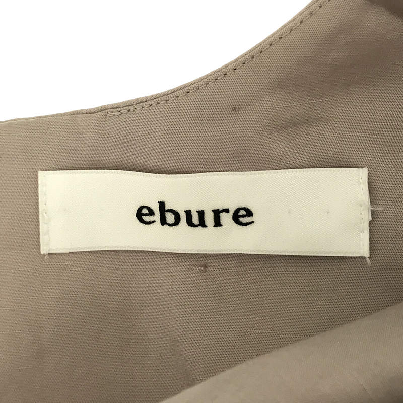 ebure / エブール Ron Herman ロンハーマン 取扱い Silky Twill Dress コットンシルク ドレス ワンピース