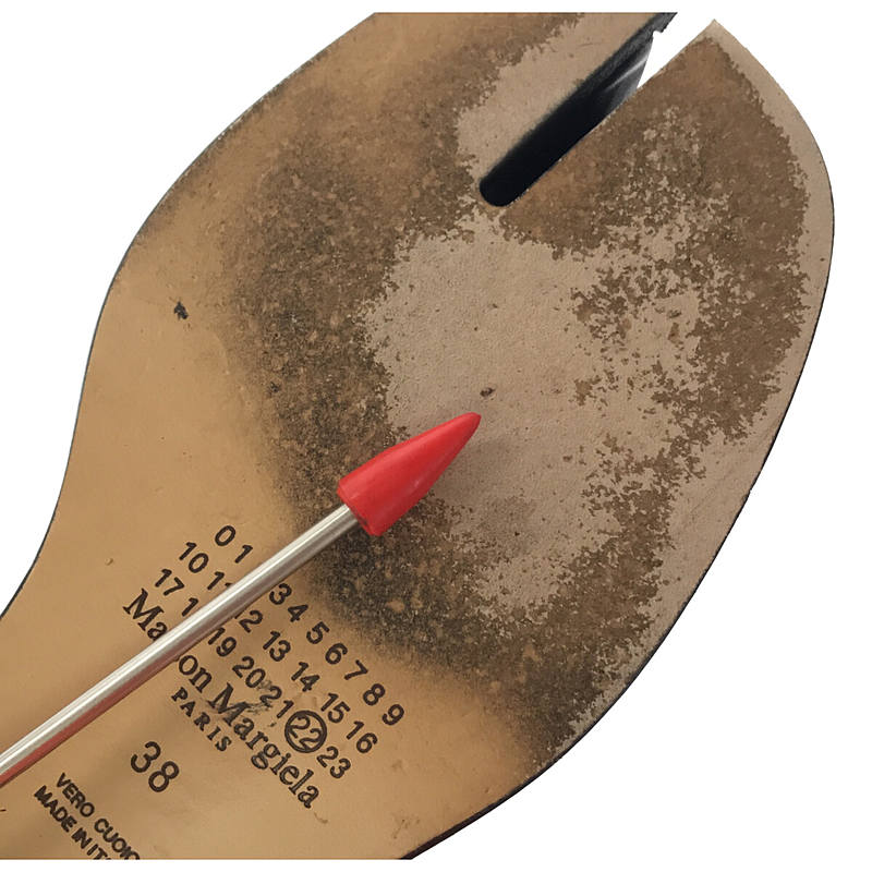 Maison Margiela / メゾンマルジェラ Deuxieme Classe ドゥーズィエム クラス 取扱い Tabi タビ レザー サイドゴア ブーツ  足袋