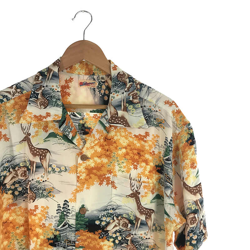 SUN SURF / サンサーフ S/S RAYON HAWAIIAN SHIRT ”DEER” ハワイアン 総柄 開襟 オープンカラー アロハシャツ