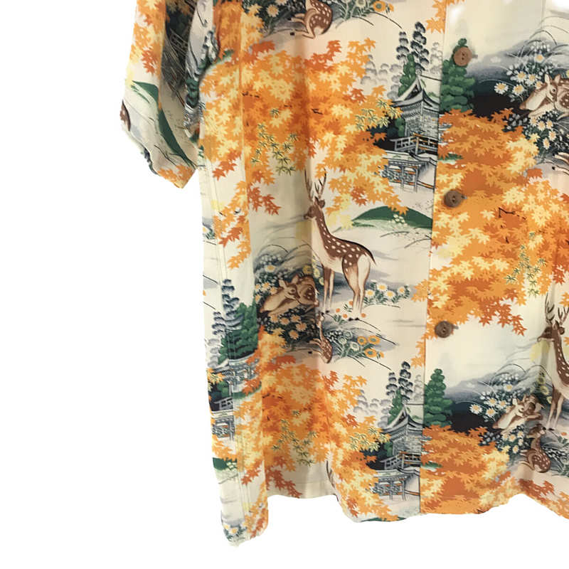 SUN SURF / サンサーフ S/S RAYON HAWAIIAN SHIRT ”DEER” ハワイアン 総柄 開襟 オープンカラー アロハシャツ