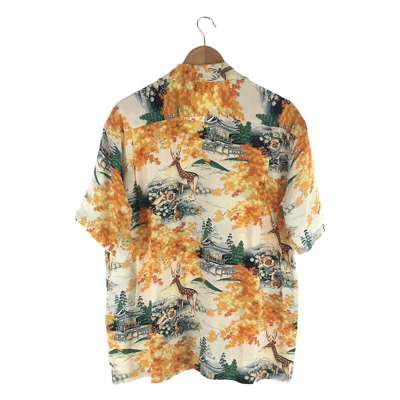 SUN SURF / サンサーフ S/S RAYON HAWAIIAN SHIRT ”DEER” ハワイアン 総柄 開襟 オープンカラー アロハシャツ