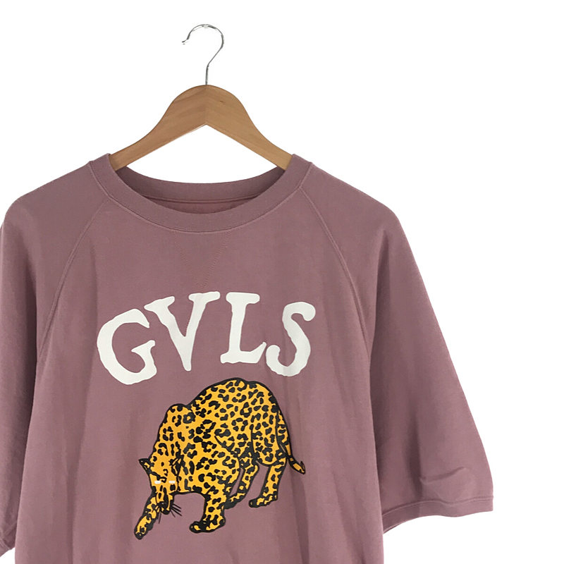 GAVIAL / ガヴィル 5/s sweat”leopard” フロントロゴ スウェット プルオーバー