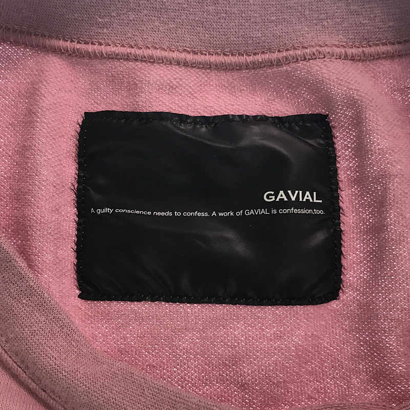 GAVIAL / ガヴィル 5/s sweat”leopard” フロントロゴ スウェット プルオーバー