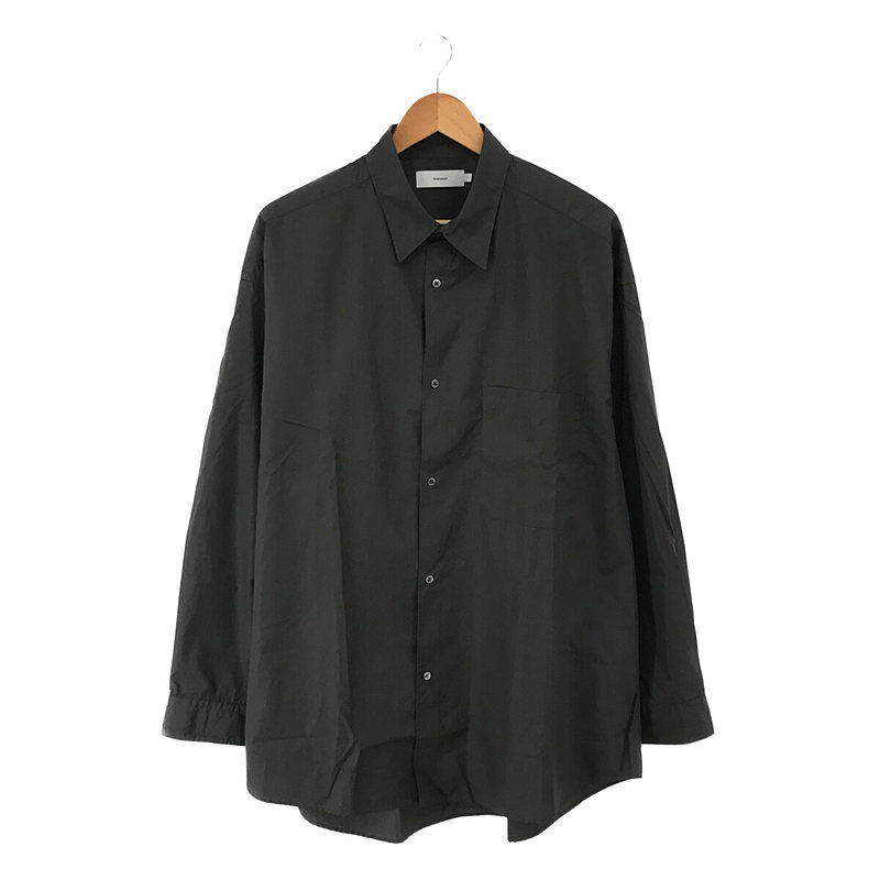 Broad Oversized L/S Regular Collar Shirt オーバーサイズシャツ