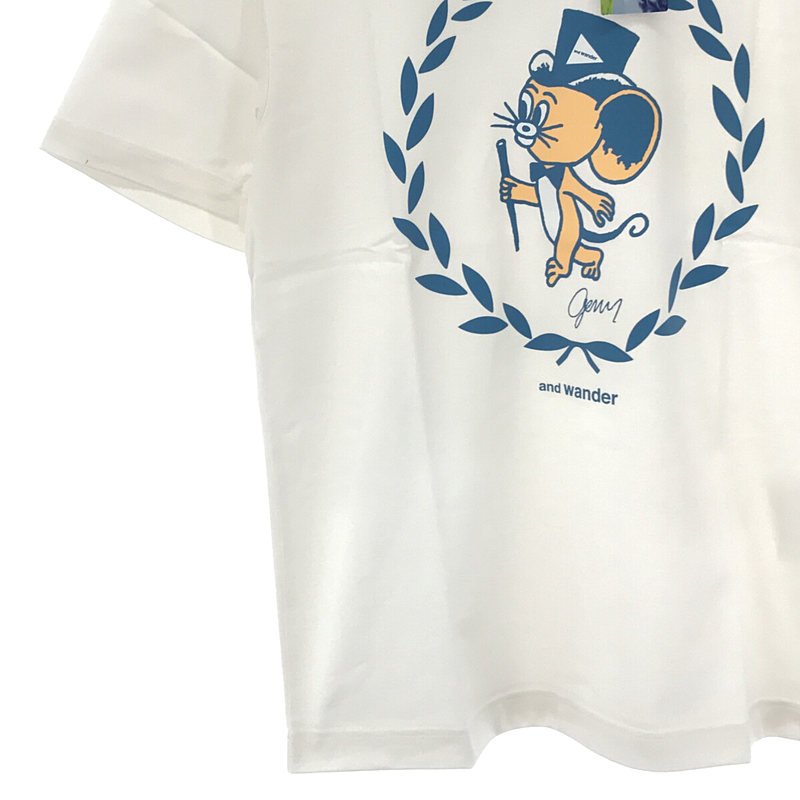 and wander / アンド ワンダー JERRY T by JERRY UKAI short sleeve T Tシャツ