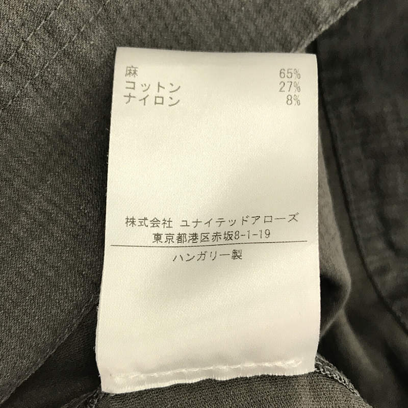 SMOCK TOP スモック メタルボタン バンドカラー プルオーバー シャツLEMAIRE / ルメール