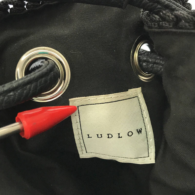 LUDLOW / ラドロー 巾着 フリンジ ショルダー バック 保存袋有