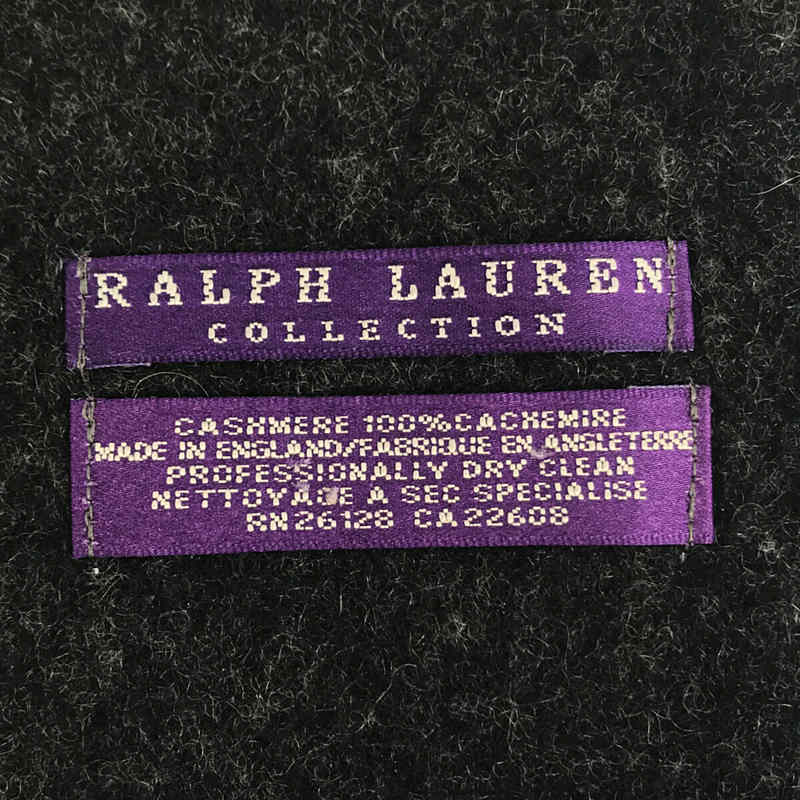 RALPH LAUREN / ラルフローレン パープルレーベル カシミヤ 100％ フリンジ マフラー ユニセックス