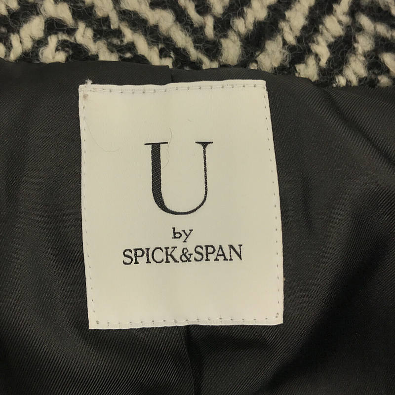 U by Spick & Span ツイード オーバーコートSpick and Span / スピックアンドスパン