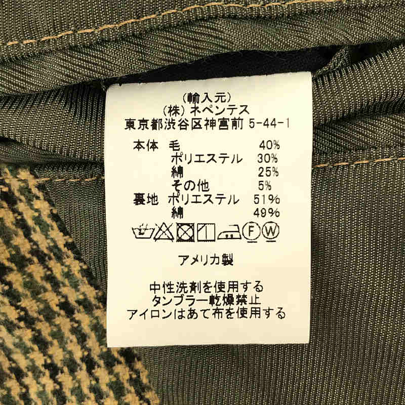 Engineered Garments / エンジニアドガーメンツ Andover Jacket 千鳥格子 アンドーバージャケット