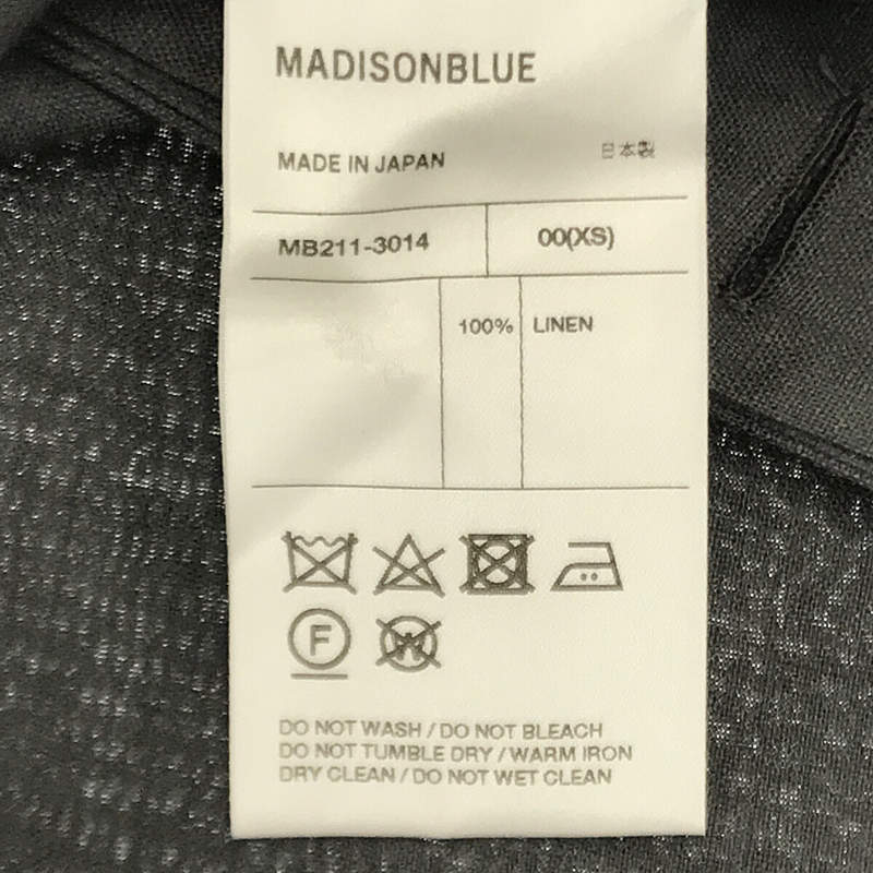 MADISON BLUE / マディソンブルー PAJAMA PANTS L.LINEN -GRAY リネン スラックス パンツ