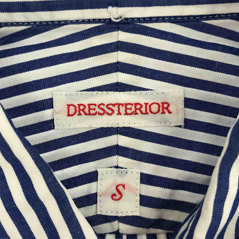 DRESSTERIOR / ドレステリア コットン ストライプ ボタンダウン シャツ