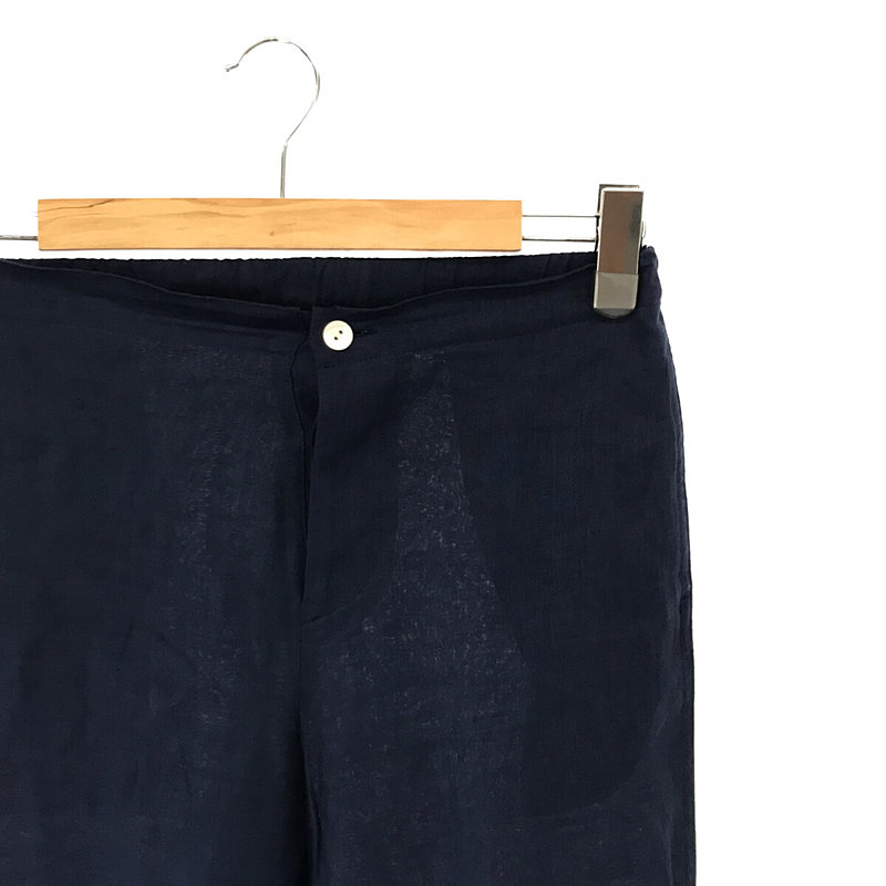 MADISON BLUE / マディソンブルー PAJAMA PANTS L.LINEN -NAVY リネン スラックス パンツ