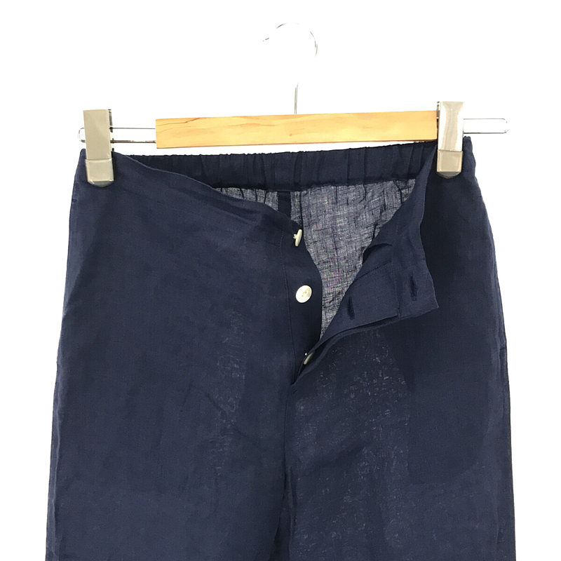 MADISON BLUE / マディソンブルー PAJAMA PANTS L.LINEN -NAVY リネン スラックス パンツ