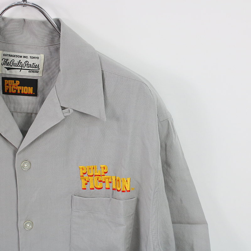 WACKO MARIA / ワコマリア PULP FICTION 50'S SHIRT S/S オープンカラーシャツ gray