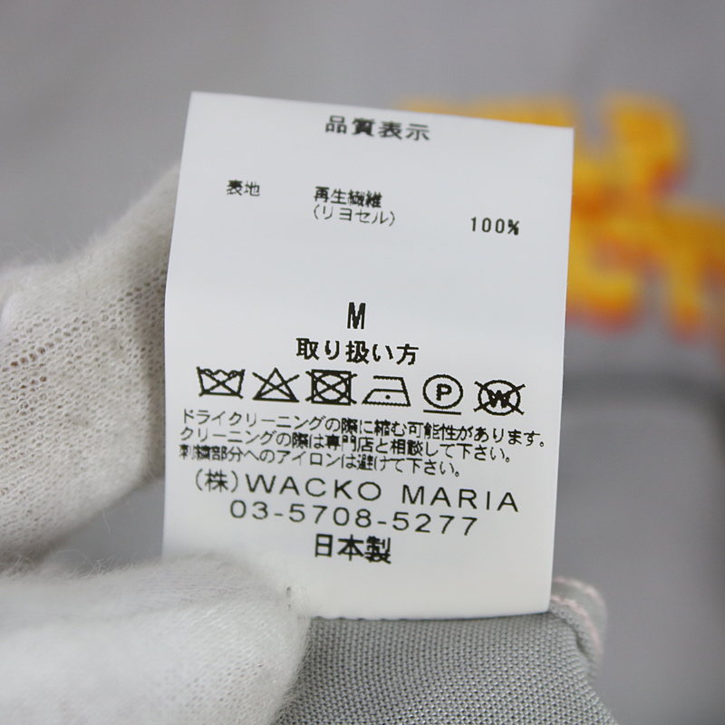 WACKO MARIA / ワコマリア PULP FICTION 50'S SHIRT S/S オープンカラーシャツ gray